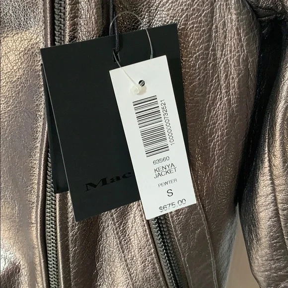 Aritzia Mackage Kenya Metallic Leather Jacket - Picture 3 of 6